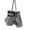 Charcoal Gray, variant on Forza Sports Mini Boxing Gloves - Vintage Brown