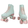 thumbnail image 3 of Light Up  Adjustable Quad  Roller Skates High-Top, Ankle Support for Beginners ,Women&Girl （Women7/Men6), 3 of 8