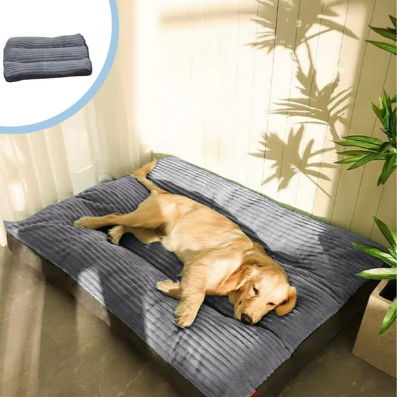 EGNMCR Pillows Winter Thickened Warm Dog Kennel Removable Washable Dog Mats Medium And Large Dogs Corduroy Pet Kennel Non Slip Stain Resistants pets cushion
