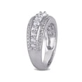 thumbnail image 2 of 1 1/8 Carat (ctw) Lab Created White Sapphire Graduated Ring in Sterling Silver, 2 of 4