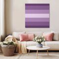 thumbnail image 5 of Geometric Purple, Wall Art Painting on Canvas, Solid Ombre Geometric Modern Stripe Canvas Art Home Prints Wall Art Framed Modern Artwork for Living Room Bedroom Wall Decor 20x20in, 5 of 9