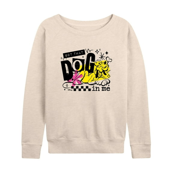 Disney - Got That Dog In Me - Women's Lightweight French Terry Long Sleeve Shirt