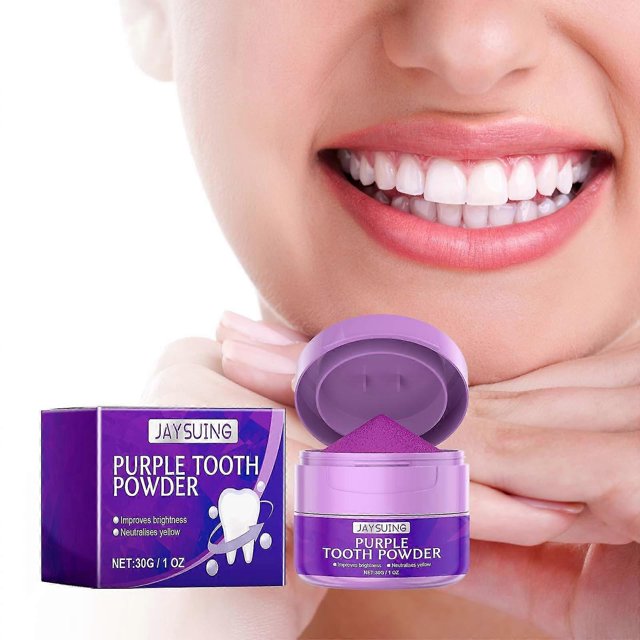 JAYSUING Eliminación de manchas de dientes, sarro, polvo dental, protección de encías, aliento fresco, cuidado del olor bucal, polvo blanqueador de dientes |, 1PC
