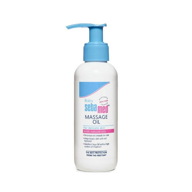 Sebamed Baby Massage Oil, Contains Soya Oil & Vitamin F, Non Greasy, Does Not Solidify(150ml)