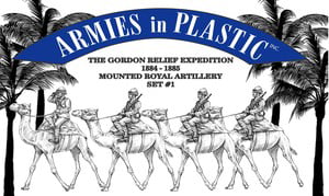 Armies in Plastic 1/32  Gordon Relief Expedition 1884 Mtd Royal Artillery Set#4 