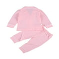 thumbnail image 4 of Baby Long Sleeve Single Breasted Cotton Pajama Sets, 4 of 5