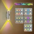 thumbnail image 5 of Punch-Free Magnetic Rechargeable RGB LED Motion Sensor Light – Smart Dynamic Color Changing Ambient Lamp for Stairs/Wardrobe/Cabinet, 5 of 8