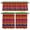 Orange, variant on 3 Piece Kitchen Curtains and Valances Set Mexican Style Cafe Curtains 24 Inch Length Colorful Mexico Stripes Ombre Navy Blue Valance & Tier Curtain for Living Room Bedroom Window 54"x18"+27"x24"*2