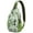 Olive-green-14, variant on Hawaii Palm Tree Crossbody Bag - Minimalist Chest Backpack for Outdoor Adventures - Lightweight & Travel-Ready Anti-Theft Shoulder Bag
