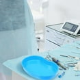 thumbnail image 2 of HLONK Kidney Shaped Tray Multi-Function Dental Instrument Tray Medical Surgical Tray Convenient Vomit Tray, 2 of 6