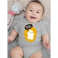 thumbnail image 2 of Boo! Funny Doodle Ghost Bodysuit Infant -Image by Shutterstock,  24 Months, 2 of 4