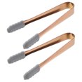 thumbnail image 4 of COSMOBETTY 2Pcs Stainless Steel Tongs for Ice and Food Serving in Kitchen and Bar, 4 of 8