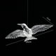 thumbnail image 2 of Adornos navideños de acrílico, colibrí acrílico, decoración de boda, cristal transparente para colgar, adornos navideños, decoraciones navideñas para exteriores, decoraciones navideñas., 2 of 2