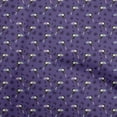 thumbnail image 1 of oneOone Georgette Viscose Violet Fabric Bird Craft Projects Decor Fabric Printed By The Yard 42 Inch Wide, 1 of 5