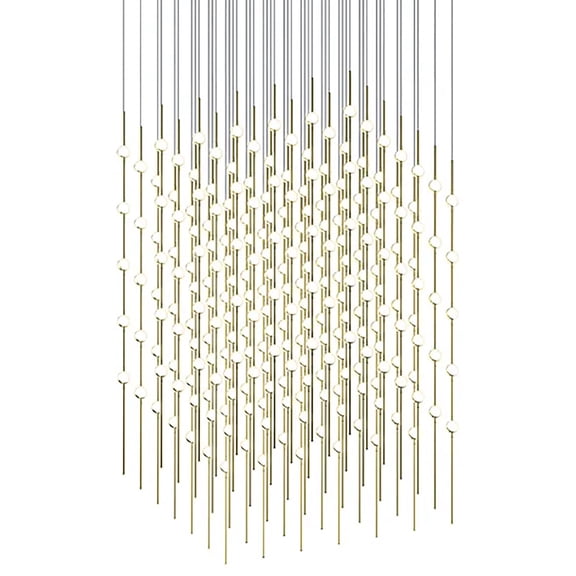 Sonneman 2169.W Constellation Cosmic Cube 245 Light 30" Wide Led Abstract Multi Light