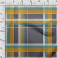 thumbnail image 2 of oneOone Georgette Viscose Fabric Madras Check Print Fabric BTY 42 Inch Wide, 2 of 4