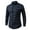 Navy, variant on JTieacloth Long Sleeve Collar Shirt Men's Slim Fit Plaid Casual Shirt For Daily Wear In Spring Summer Autumn Black
