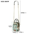 thumbnail image 3 of Shoulder Handbag Women's Crossbody Handbags 5.91x3.15x8.27 Inch Bank Card Bag Cash Bag Key Bag Nice Little House, 3 of 7
