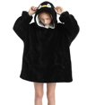 thumbnail image 1 of Oversized Wearable Blanket Hoodie For Kids Soft Cozy Fuzzy Sweater, 1 of 4