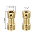 thumbnail image 2 of 5 Pack 3mm to 5mm Brass Shaft Coupling Joint Connector with Screws and Hex Wrench Flexible Motor Shaft Coupler, 2 of 6