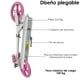 thumbnail image 3 of Scooter Patin Del Diablo Ajustable Plegable Adultos Iciqlo Color Rosa, 3 of 4