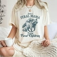 thumbnail image 4 of Just a Feral Mama Raising Feral Children T-Shirt – Funny Raccoon Mom Shirt, Cute Wild Parenting Graphic Tee for Moms of Kids & Chaos, Mother's Day Humor Gift, 4 of 7