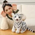 thumbnail image 4 of BINGLI Tigers Plush Toy Stuffed Animal Plush Cat - Cute Lifelike Tiger Stuffed Animals Animals Kids Toy Gift for Boy Baby Hug Tiger - Lifelike Stuffed Animal (23 cm), 4 of 5