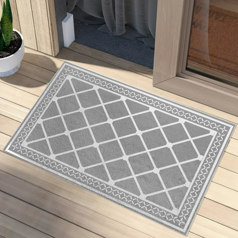 Door Mat, Indoor Doormat,20x31.5 Front Back Door Non-Slip Rug