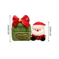 thumbnail image 3 of Loespoir Christmas Stuffed Toy Bundle, Santa and Reindeer Surprise Box, Festive Gift Set for Holiday Entertainment, with Multiple Plush Characters and Accessories(A), 3 of 8