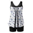 thumbnail image 5 of BRGZLK Womens Tankini Bathing Suits Tops Two Piece Tummy Control Blouson Swim Tank Top with Shorts Modest Tankinis Swimsuits, 5 of 5