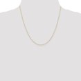 thumbnail image 2 of Auriga 10k Yellow Gold .6 mm Carded Cable Rope Chain Necklace for Women 20", 2 of 6