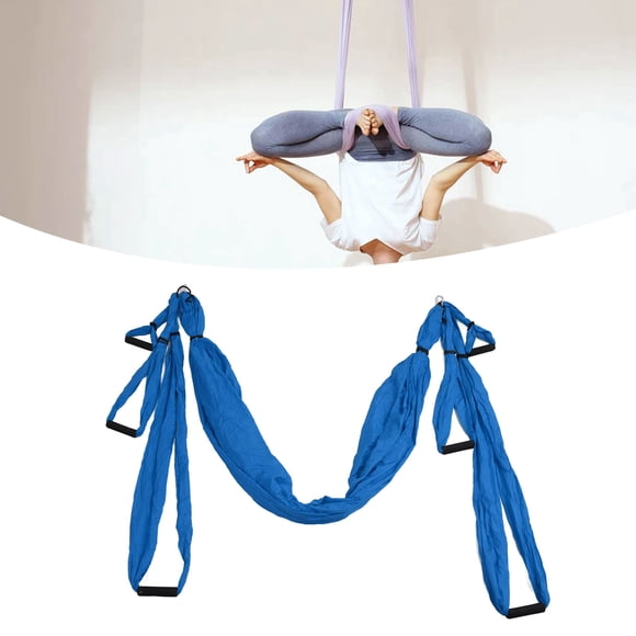 Ovyuzhen Ensemble de Balançoire de Yoga Aérien Ultra Résistant Hamac Trapèze Extension Suspension avec Longueur Réglable