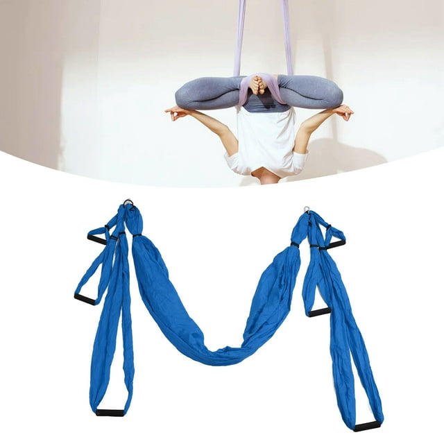 Ovyuzhen Ensemble de Balançoire de Yoga Aérien Ultra Résistant Hamac Trapèze Extension Suspension avec Longueur Réglable