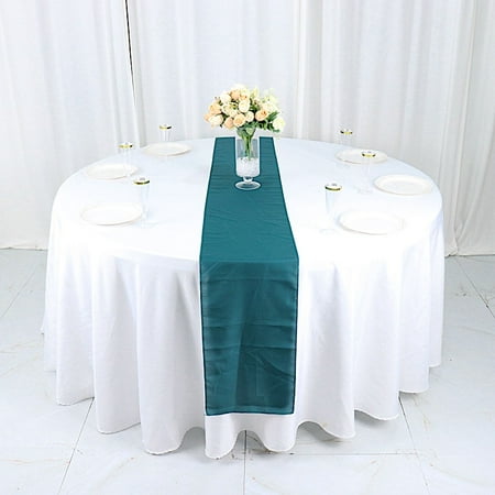 

BalsaCircle 12 x 108 Polyester Table Top Runner Peacock Teal