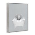 thumbnail image 2 of Stupell Industries Rustic Lodge Elephant Blue Bath Cute Gray Framed Giclee Art, 11 x 14, by Leah Straatsma, 2 of 7