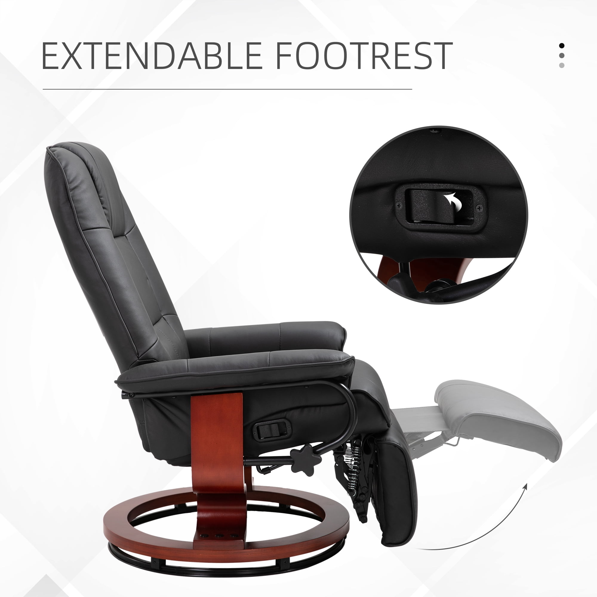 swivel base recliner chair