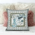 thumbnail image 5 of Amrita Sen Designs  18 x 18 in. Love Your Vase Peacock Broadcloth Indoor & Outdoor Zippered Pillow - Multi Color, 5 of 5