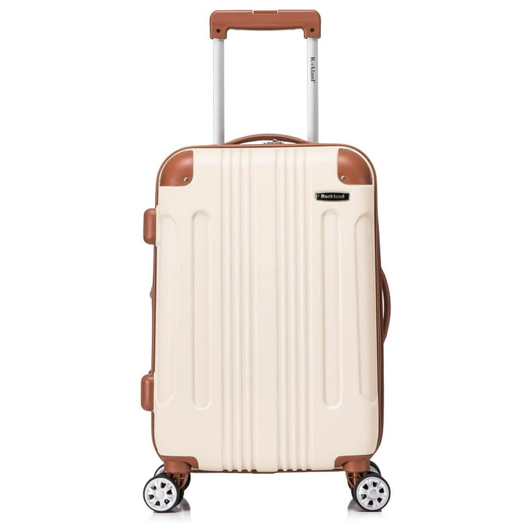 Rockland London ABS Hardside Expandable Luggage with Upright