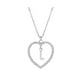 thumbnail image 1 of Collar para mujer, joyería para mujer, collar con colgante para mujer, joyería con alfabeto, collar con corazón para amantes, regalos, collar de aleación, 1 of 3