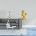 thumbnail image 2 of Figura De Gallina Bailarina, Escultura De Gallo Y Bailarina Moderna, Adorno Artístico Creativo Para Dormitorio, Oficina, Entrada, Decoración Del Hogar, Inauguración De La Casa, Aniversarios., 2 of 8