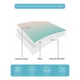 thumbnail image 5 of Pink Teal Ombre Summer Quilt Set Twin-XL Size,Soft Quilted Bedding Set with 2 Pillow Shams,Modern Abstract Art Gradient Aesthetics Lightweight All Season Bedspread Coverlet for Bedroom 68"x98", 5 of 6