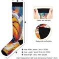 thumbnail image 3 of FREEAMG Baseball Compression Socks Women Men Knee High Stockings for Sports,Running,Travel 1Pair, 3 of 7