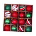thumbnail image 3 of 16 bolas navideñas colgantes para árbol de Navidad. Estilo A, 3 of 9