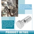 thumbnail image 3 of 2 Set Car Bolt Brake Fitting Adapter Kit M14x1.5 Brake Line Thread Single Bolt with 4 Copper Washers, 3 of 6