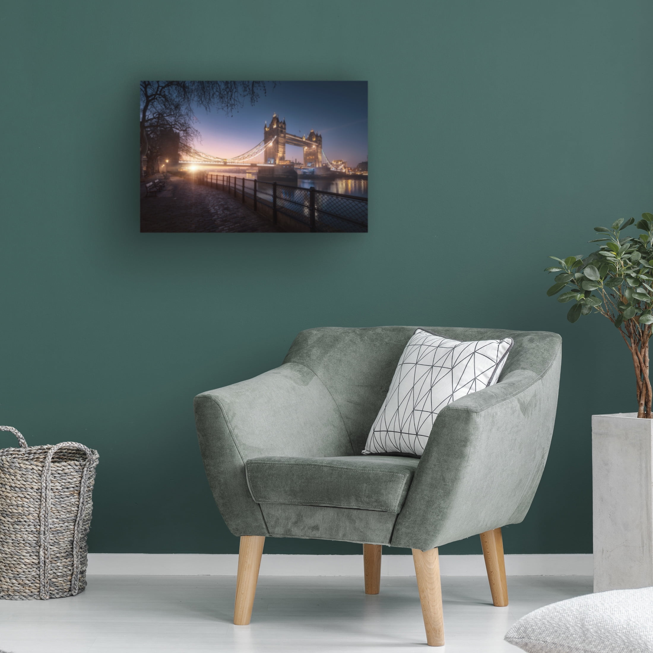 Canvas Wall Art - Juan Pablo De 'Una De Gambas' Wall Art for Living Room, Bedroom, or Office D?cor by Trademark Fine Art - 24 x 16 Inches