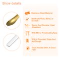thumbnail image 3 of Unique Bargains Stainless Steel Long Stirring Spoon, 6Pack 10-Inch Coffee Stir Sticks for Party Bar Restaurant(Gold White), 3 of 7