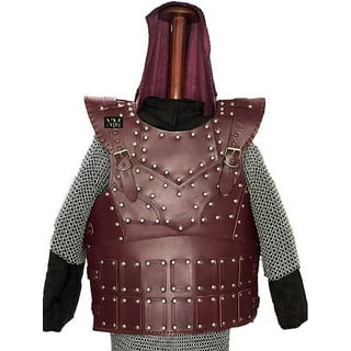 Viking Warrior Costume Chest Armor Cosplay Leather Vest Medieval