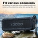 thumbnail image 3 of Altavoz compatible con Bluetooth IPX7 A prueba de agua AUX Audio Reproductor de música inalámbrico 40W PC Computadoras portátiles Electrónica externa Viaje Negro Kearding EL023014-02B, 3 of 6