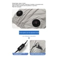 thumbnail image 3 of Men Sun Protective Jacket with 2 Cooling Fans, 18000mAh USB Powered, UV Protection, for Summer, Fishing & Outdoor Activities, 3 of 7