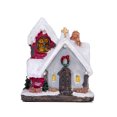 thumbnail image 1 of Advancent Navidad LED nieve casa escena luminosa cabina figuritas DIY Año Nuevo brillante pueblo Patio chimenea estantería adornos Kits de decoración para fiestas Tipo 2, 1 of 6